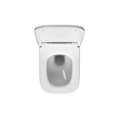 VitrA Integra Square Rimless Wall Hung Pan Only - White | Wa