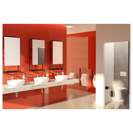 VitrA Integra Square Rimless Wall Hung Pan Only - White | Wa