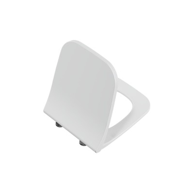 VitrA Integra Square Soft Close Slim Toilet Seat - White | T