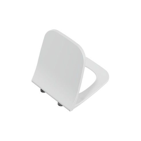 VitrA Integra Square Soft Close Slim Toilet Seat - White | T