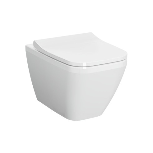 VitrA Integra Square Wall Hung Pan Only - White | Wall Hung