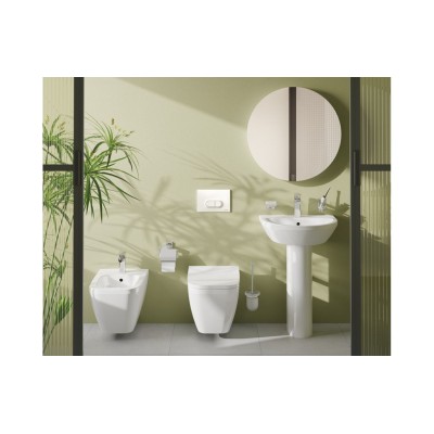 VitrA Integra Square Wall Hung Pan Only - White | Wall Hung 2