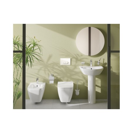 VitrA Integra Square Wall Hung Pan Only - White | Wall Hung