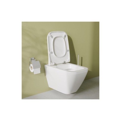 VitrA Integra Square Wall Hung Pan Only - White | Wall Hung