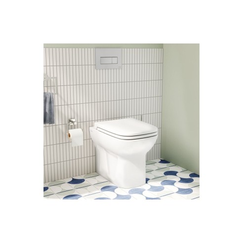 VitrA S20 Back to Wall Pan Only - White | Back To Wall Toile