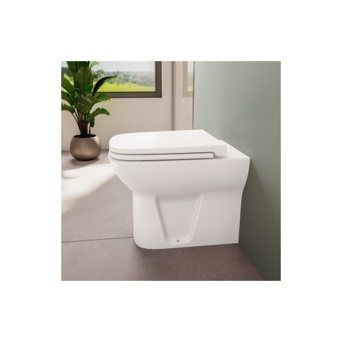 VitrA S20 Back to Wall Pan Only - White | Back To Wall Toile