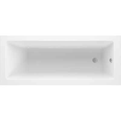 Naples Square Single End SUPERCAST 1700x700x550mm 0TH Bath w