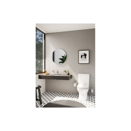 VitrA S20 Open Back Close Coupled Pan Only - White | Close C
