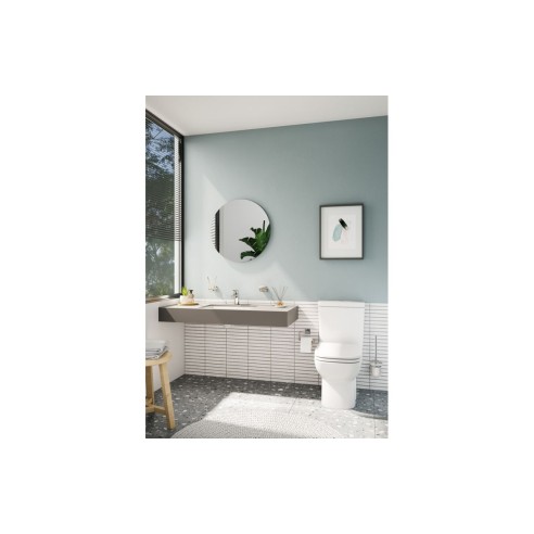 VitrA S20 Rounded Edge Close Coupled Cistern - White | Close