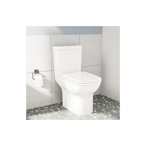VitrA S20 Soft Close Slim Toilet Seat - White | Toilet Seats