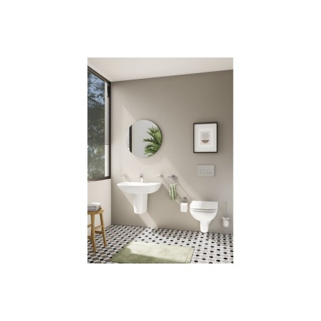 VitrA S20 Wall Hung Pan Only - White | Wall Hung Toilets | B