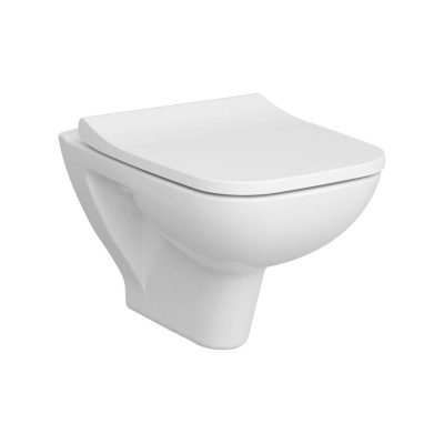 VitrA S20 Wall Hung Pan Only - White | Wall Hung Toilets | B