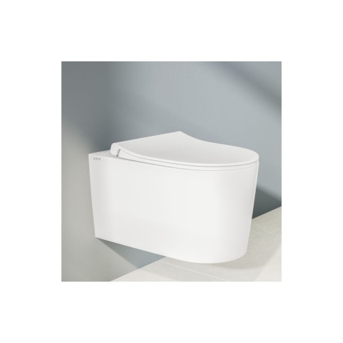 VitrA Sonic Flush Soft Close Slim Toilet Seat - White | Toil