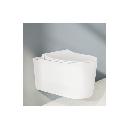 VitrA Sonic Flush Soft Close Slim Toilet Seat - White | Toil