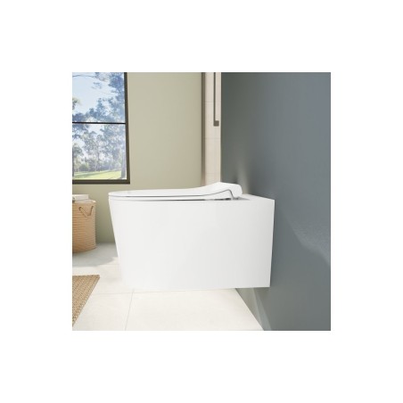 VitrA Sonic Flush Soft Close Slim Toilet Seat - White | Toil