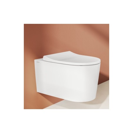 VitrA Sonic Flush Soft Close Wrap Toilet Seat - White | Toil