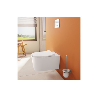 VitrA Sonic Flush Wall Hung Pan Only - White | Wall Hung Toi 2