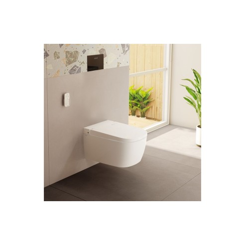 VitrA V-Care Comfort Rimless Smart Toilet - White | Back To
