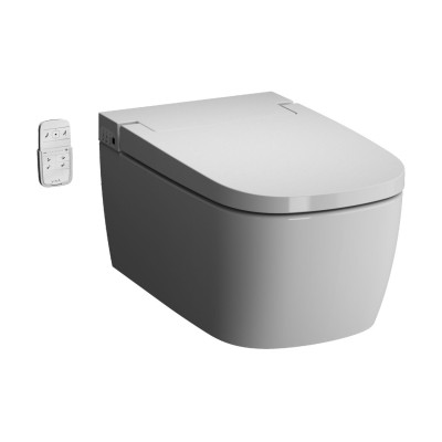 VitrA V-Care Essential Rimless Smart Toilet - White | Back T