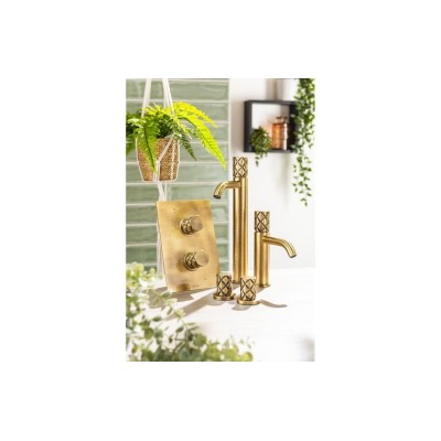 Abode Kite Tall Basin Mixer - Antique Brass | Bathroom Taps 2