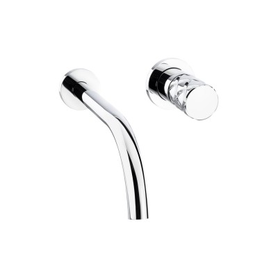 Abode Kite Wall Mounted Basin Mixer - Chrome | Bathroom Taps