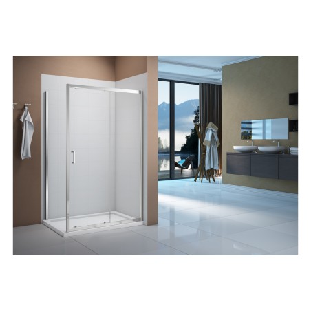 Merlyn Vivid Boost 1400mm Sliding Door | BathroomKing