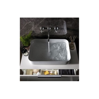 Abode Serenitie Wall Mounted Basin/Bath Mixer - Chrome | Bat 2