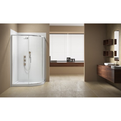 Merlyn Vivid Sublime 1200x800mm 1 Door Offset Quadrant | Bat