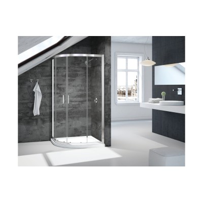 Merlyn Vivid Boost Loft 800mm 2 Door Quadrant | BathroomKing