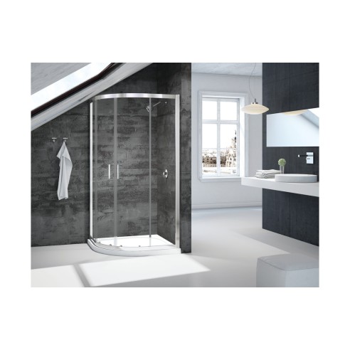 Merlyn Vivid Boost Loft 900mm 2 Door Quadrant | BathroomKing