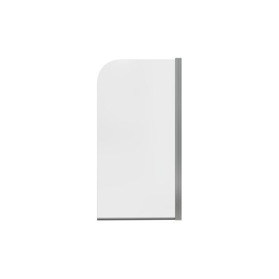 800x1500mm Single Curved Bath Screen (6mm) - Chrome | Bathro 2