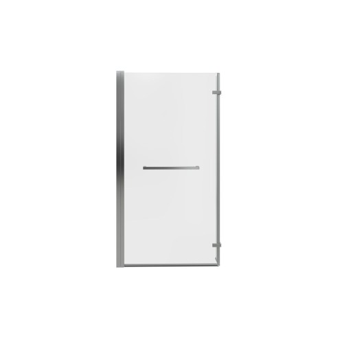 815x1500mm L Shape Bath Screen (6mm) - Chrome | BathroomKing