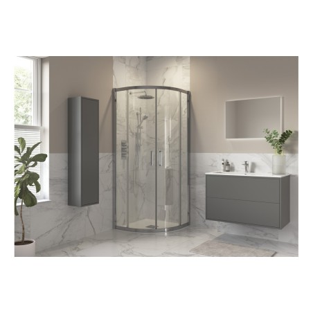 Superior 800x800mm 2 Door Quadrant - Chrome | BathroomKing