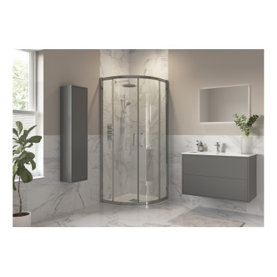 Superior 900x900mm 2 Door Quadrant - Chrome | BathroomKing