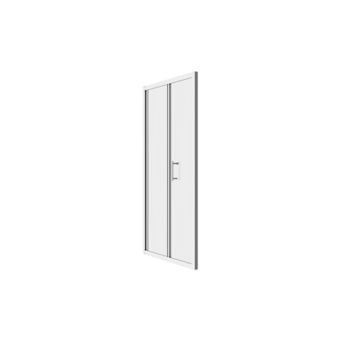 Classic 800mm Bi-fold Door - Chrome | BathroomKing