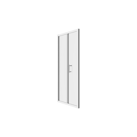 Classic 900mm Bi-fold Door - Chrome | BathroomKing