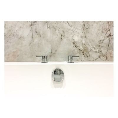 Abode Harmonie Round Bath Filler Panel Valves (Pair) - Chrom 2