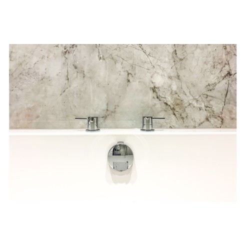 Abode Harmonie Round Bath Filler Panel Valves (Pair) - Chrom