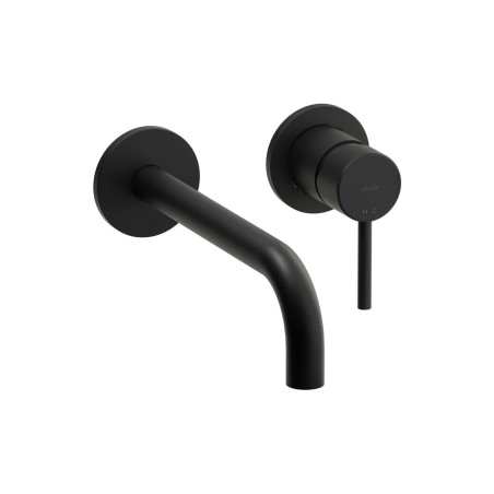 Abode Harmonie Wall Mounted Basin / Bath Mixer - Matt Black