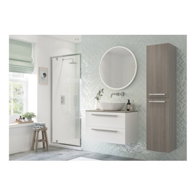Premium 760mm Pivot Door - Chrome | BathroomKing