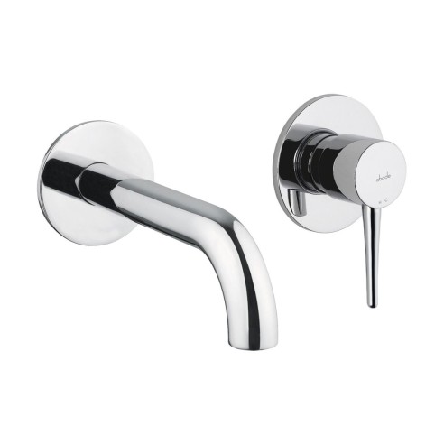 Abode Chao Wall Mounted 2-Hole Bath Mixer - Chrome | Bathroo