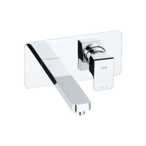 Abode Fervour Wall Mounted Basin Mixer - Chrome | Bathroom T