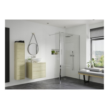 Superior Optional 1950x300x8mm Rotatable Wetroom Panel (Full