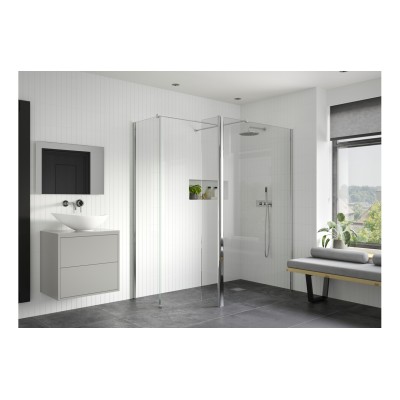 Superior Optional 1950x300x8mm Rotatable Wetroom Panel (Full 2