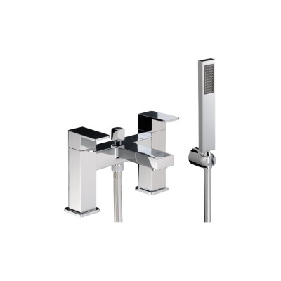 Abode Fervour Deck Mounted Bath Shower Mixer - Chrome | Bath