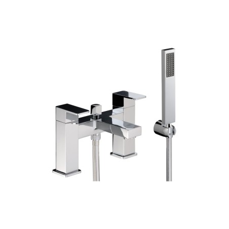Abode Fervour Deck Mounted Bath Shower Mixer - Chrome | Bath