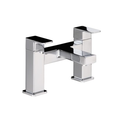 Abode Fervour Deck Mounted Bath Filler - Chrome | Bathroom T
