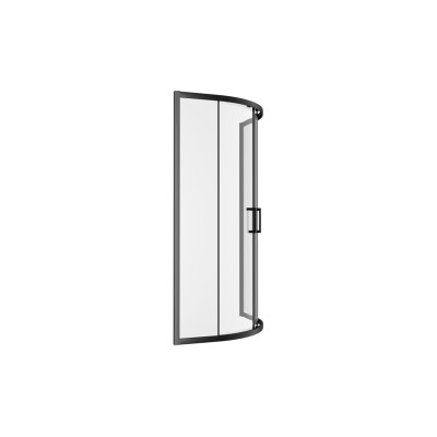 Classic 900mm 2 Door Quadrant - Black | BathroomKing 2