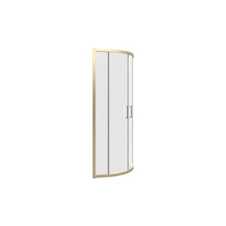 Classic 900mm 2 Door Quadrant - Brushed Brass | BathroomKing