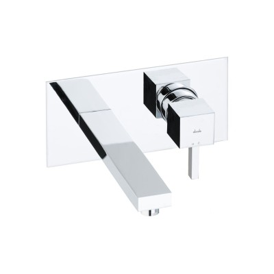 Abode Zeal Wall Mounted Basin Mixer - Chrome | Bathroom Taps